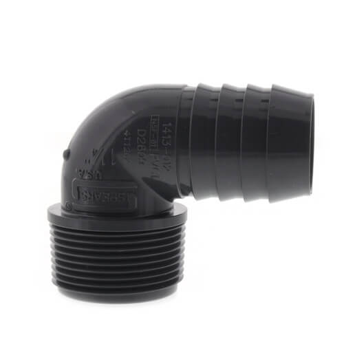 1 1/4" INSERT x MIPT PVC ELL 90°