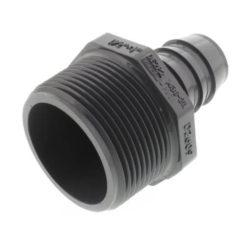 1 1/2" MIPT x 1" INSERT PVC REDUCING MALE ADAPTER