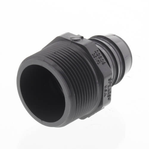 1 1/2" MIPT x 1 1/4" INSERT PVC REDUCING MALE ADAPTER