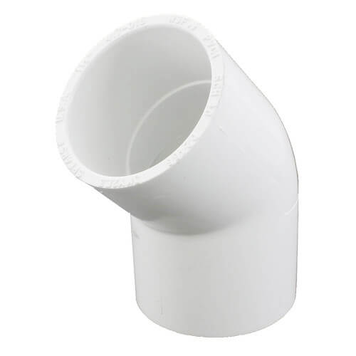 1 1/2" SOCKET SCH 40 ELL 45°