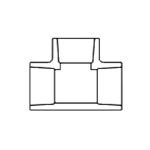1 1/2" CPVC SOCKET SCH 80 TEE