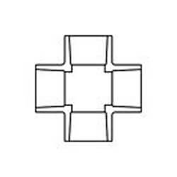 1" CPVC SOCKET SCH 80 CROSS