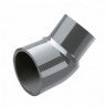 1/2" SPIGOT x SOCKET SCH 80 STREET ELL 45°