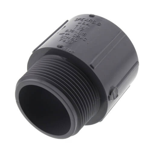 1 1/2" CPVC MIPT x SOCKET SCH 80 MALE ADAPTER