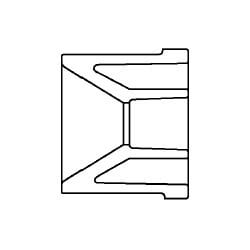 1 1/2" SPIGOT x 3/4" SOCKET CPVC SCH 80 REDUCER BUSHING
