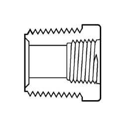 1" MIPT x 3/4" FIPT CPVC SCH 80 REDUCER BUSHING