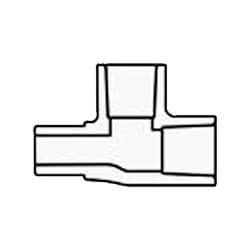 1 1/2" CPVC SPIGOT x SOCKET x SOCKET SCH 80 STREET TEE
