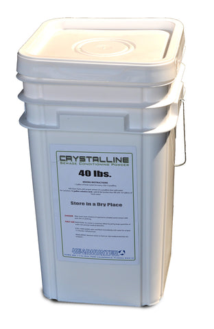 CRYSTALLINE. SEWAGE CONDITIONING TOILET TABLETS