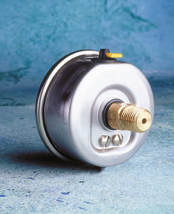 STAINLESS STEEL PRESSURE GAUGE, OIL FILLED,